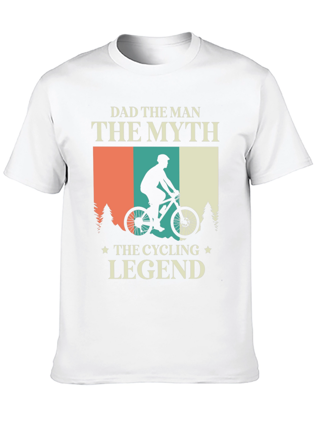 Dad The Man Cycling Legend T-Shirt