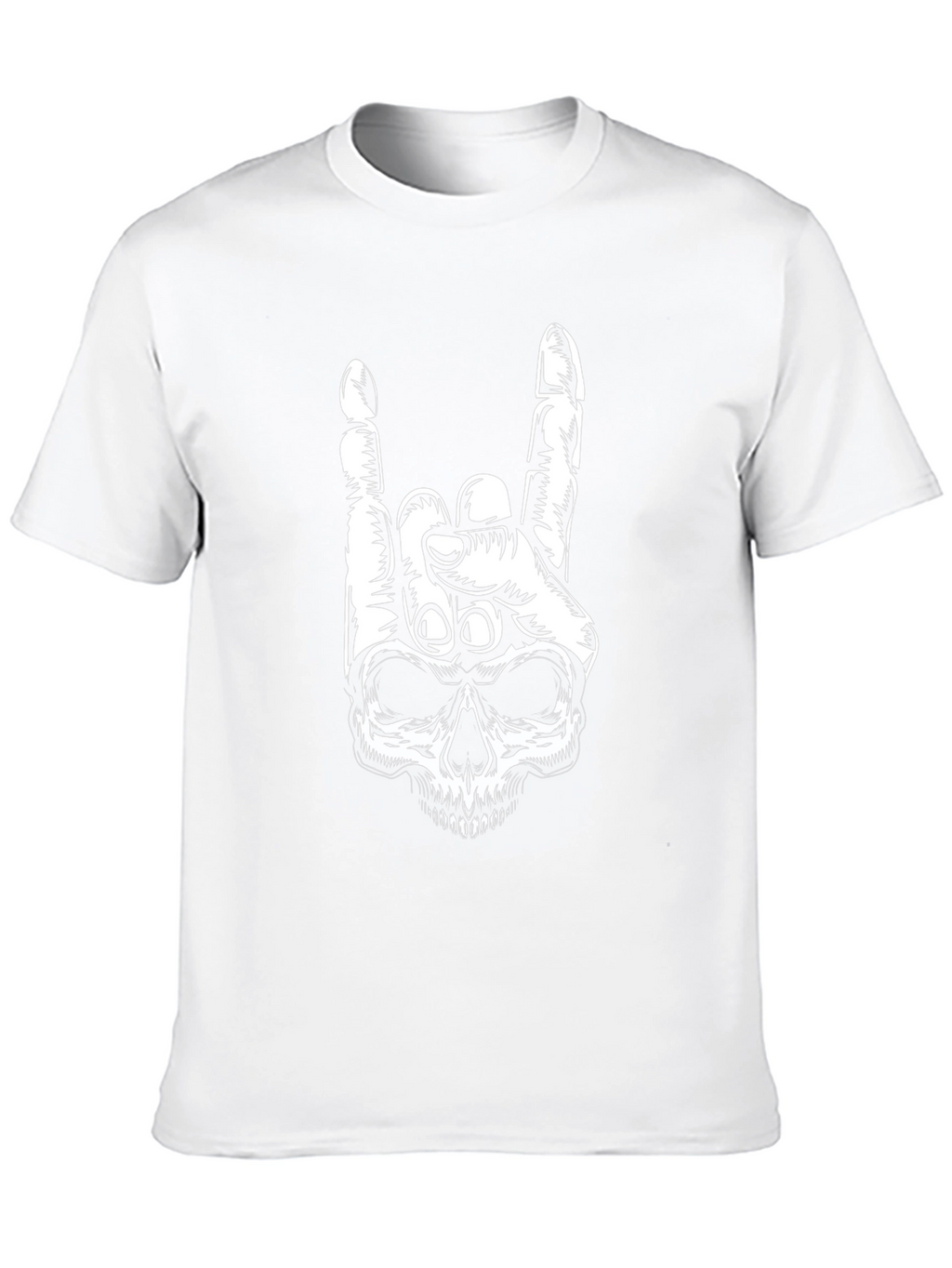 Skull Hand Graphic Tee - Rock On!