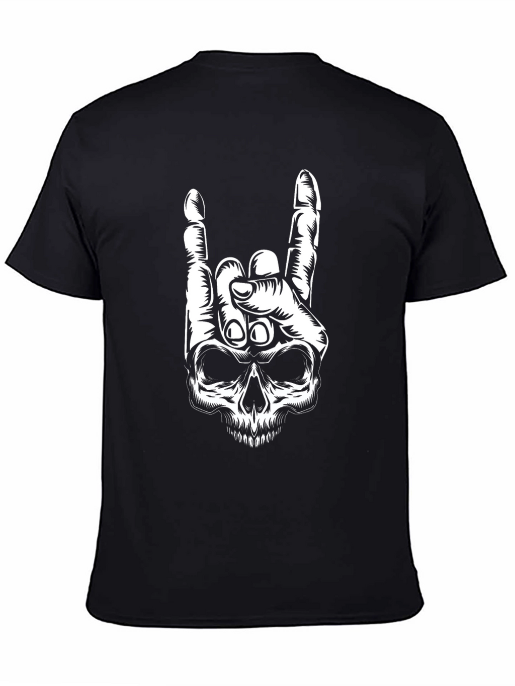 Skull Hand Graphic Tee - Rock On!