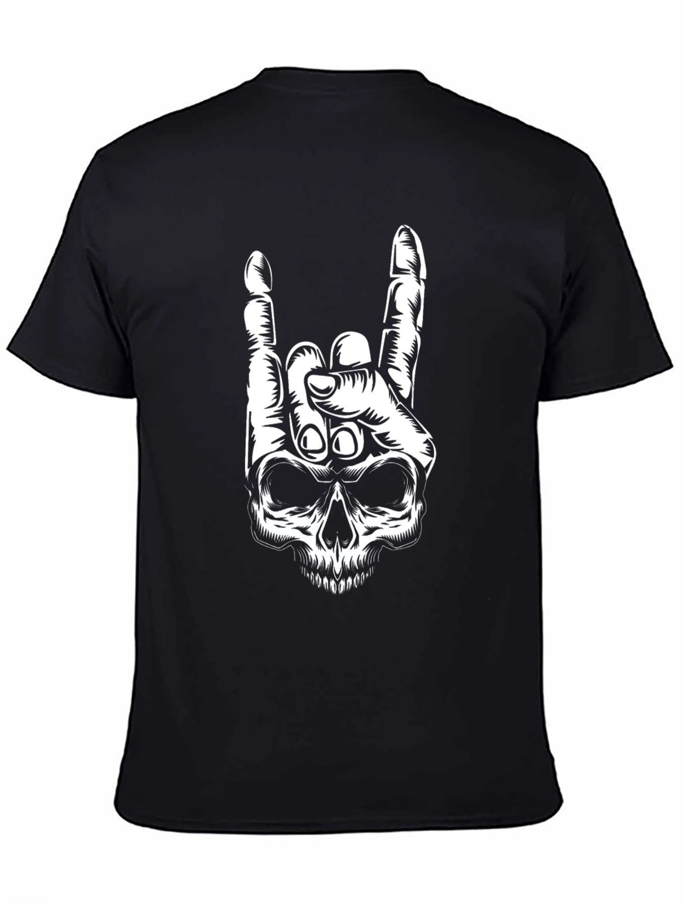 Skull Hand Graphic Tee - Rock On!