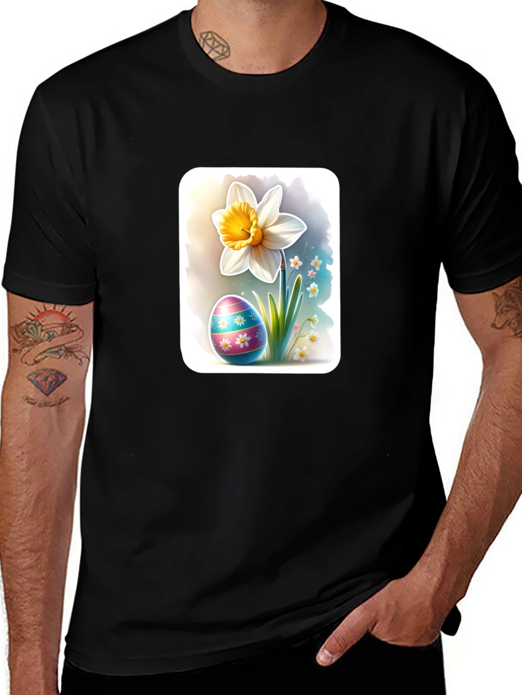Easter Egg & Daffodil T-Shirt