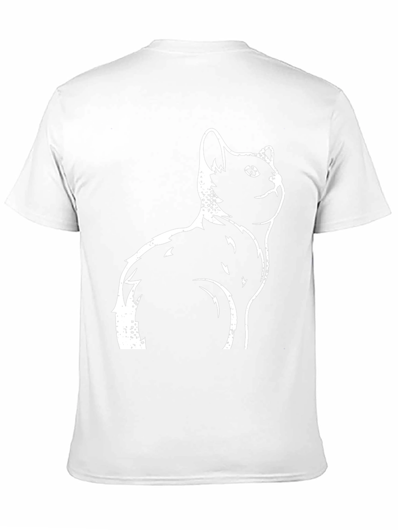Cool Cat Graphic Tee - Black Cotton T-Shirt
