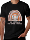 Do No Harm But Take No Bull Graphic T-Shirt
