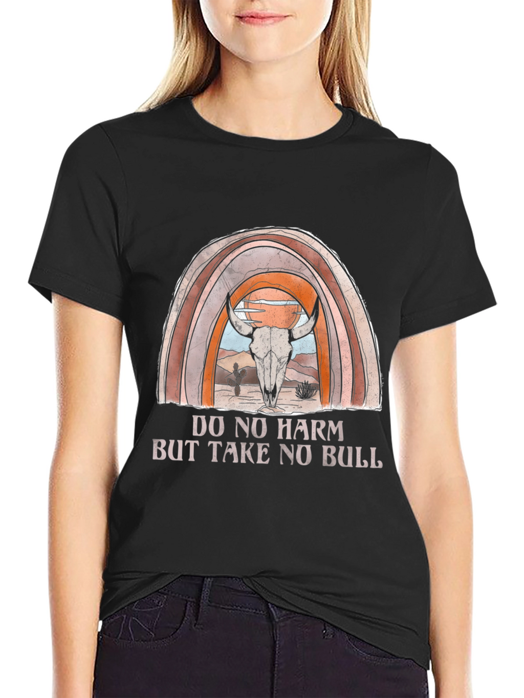 Do No Harm But Take No Bull Graphic T-Shirt