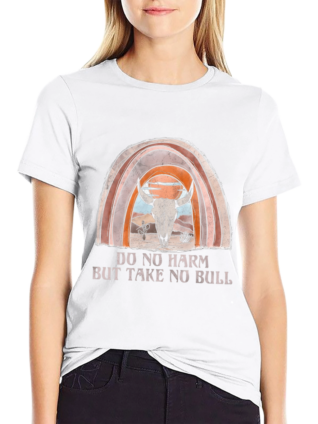 Do No Harm But Take No Bull Graphic T-Shirt