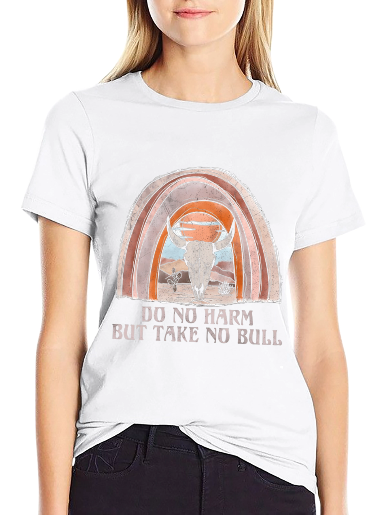 Do No Harm But Take No Bull Graphic T-Shirt