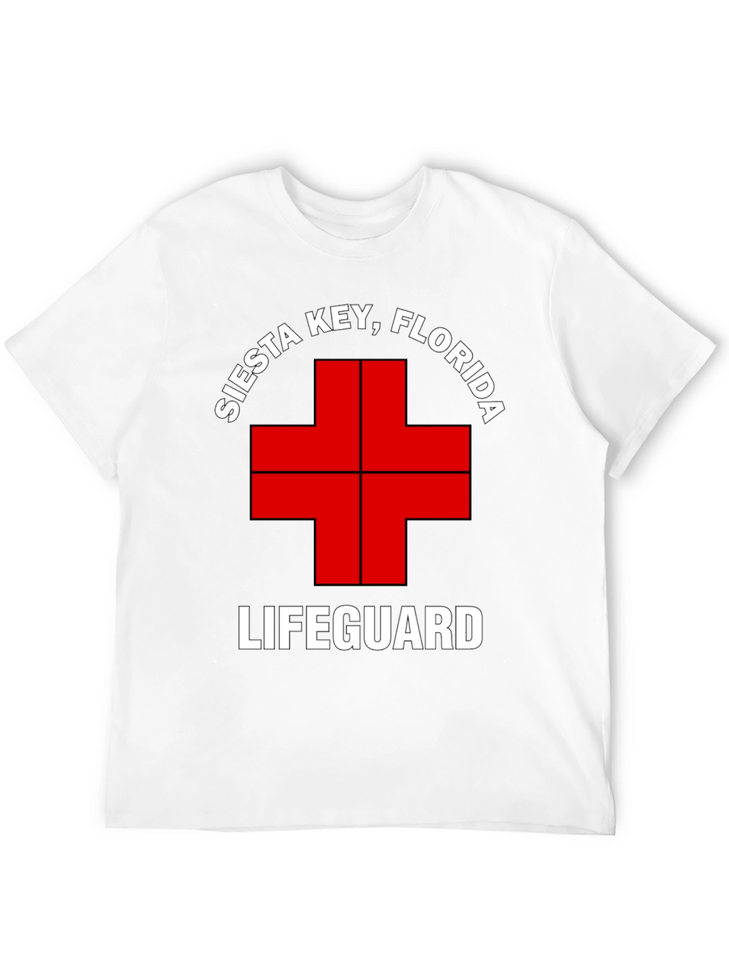 Siesta Key Lifeguard T-Shirt - Florida Beach Tee