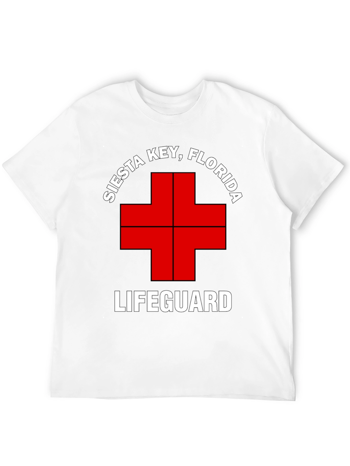 Siesta Key Lifeguard T-Shirt - Florida Beach Tee