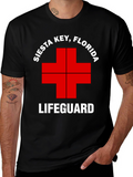 Siesta Key Lifeguard T-Shirt - Florida Beach Tee