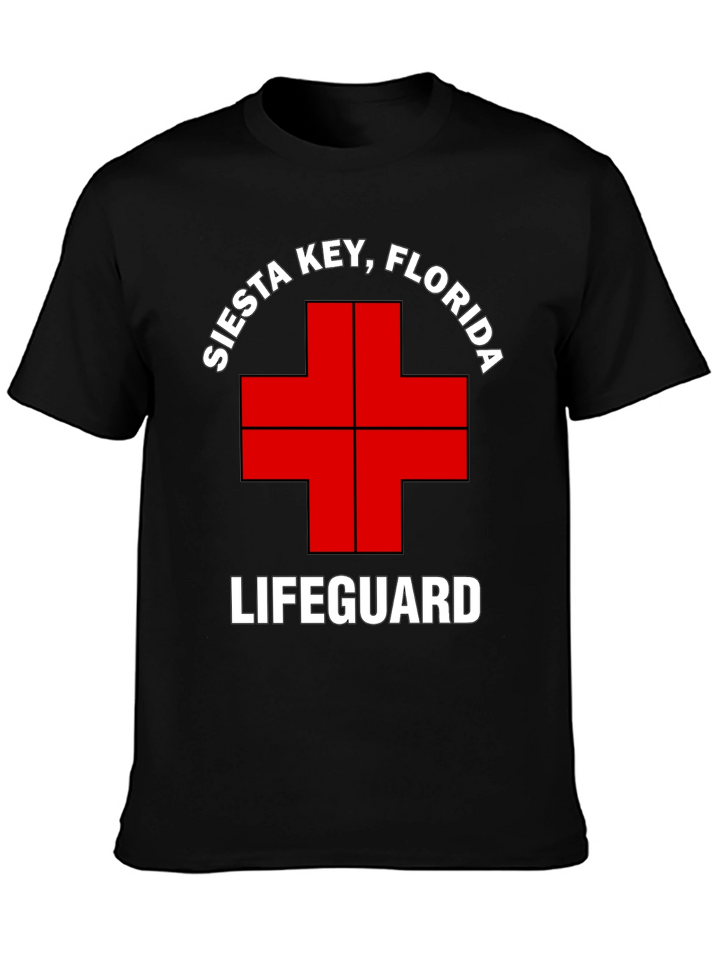 Siesta Key Lifeguard T-Shirt - Florida Beach Tee