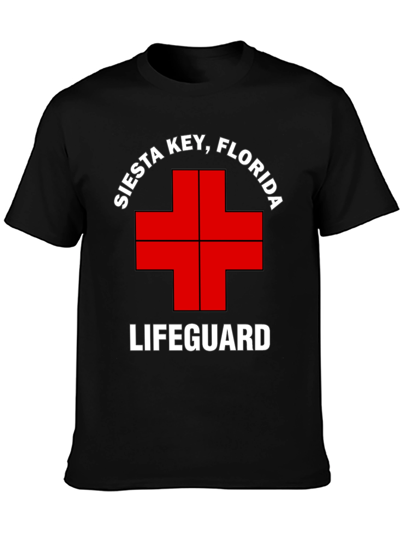 Siesta Key Lifeguard T-Shirt - Florida Beach Tee