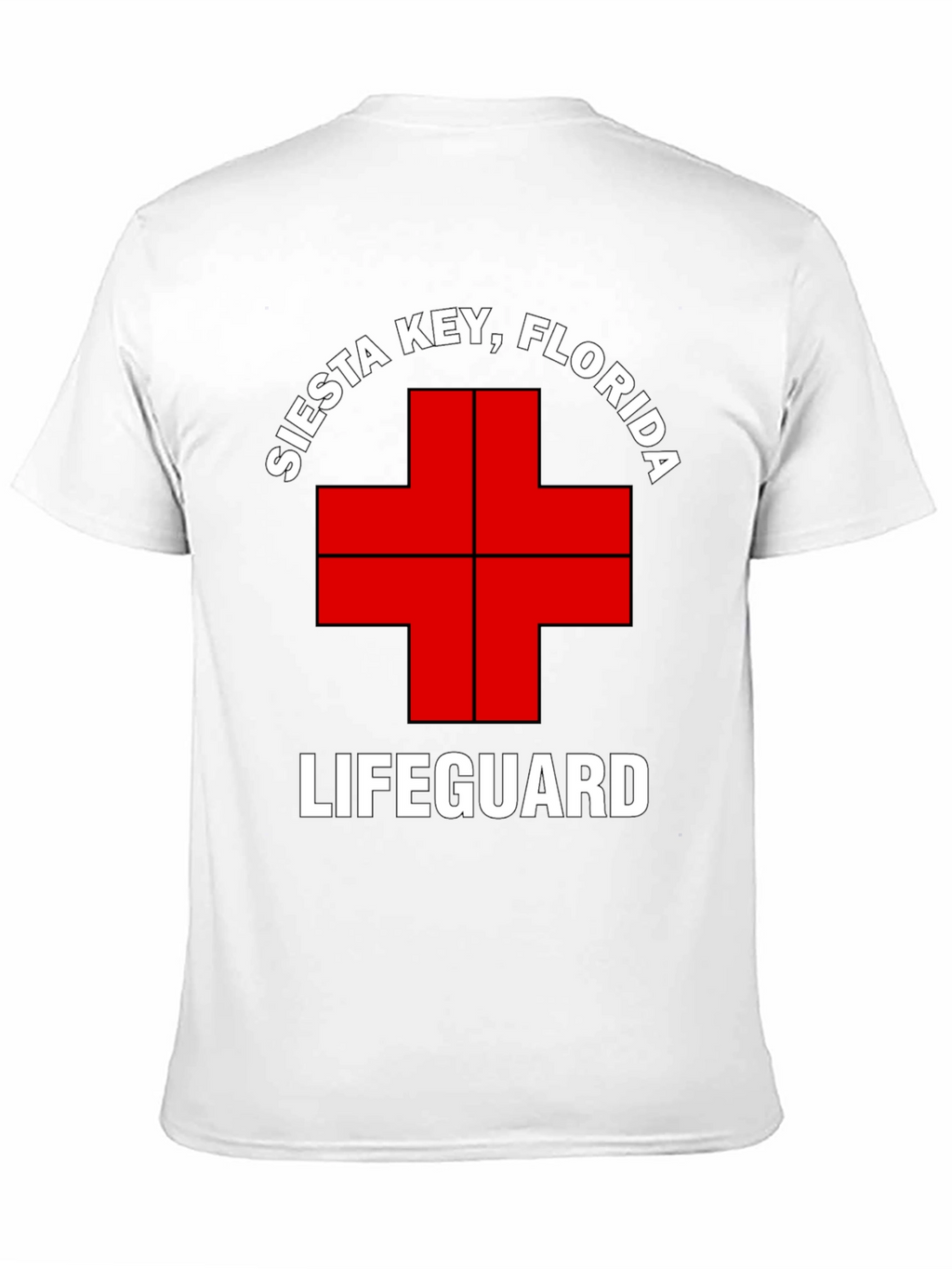 Siesta Key Lifeguard T-Shirt - Florida Beach Tee