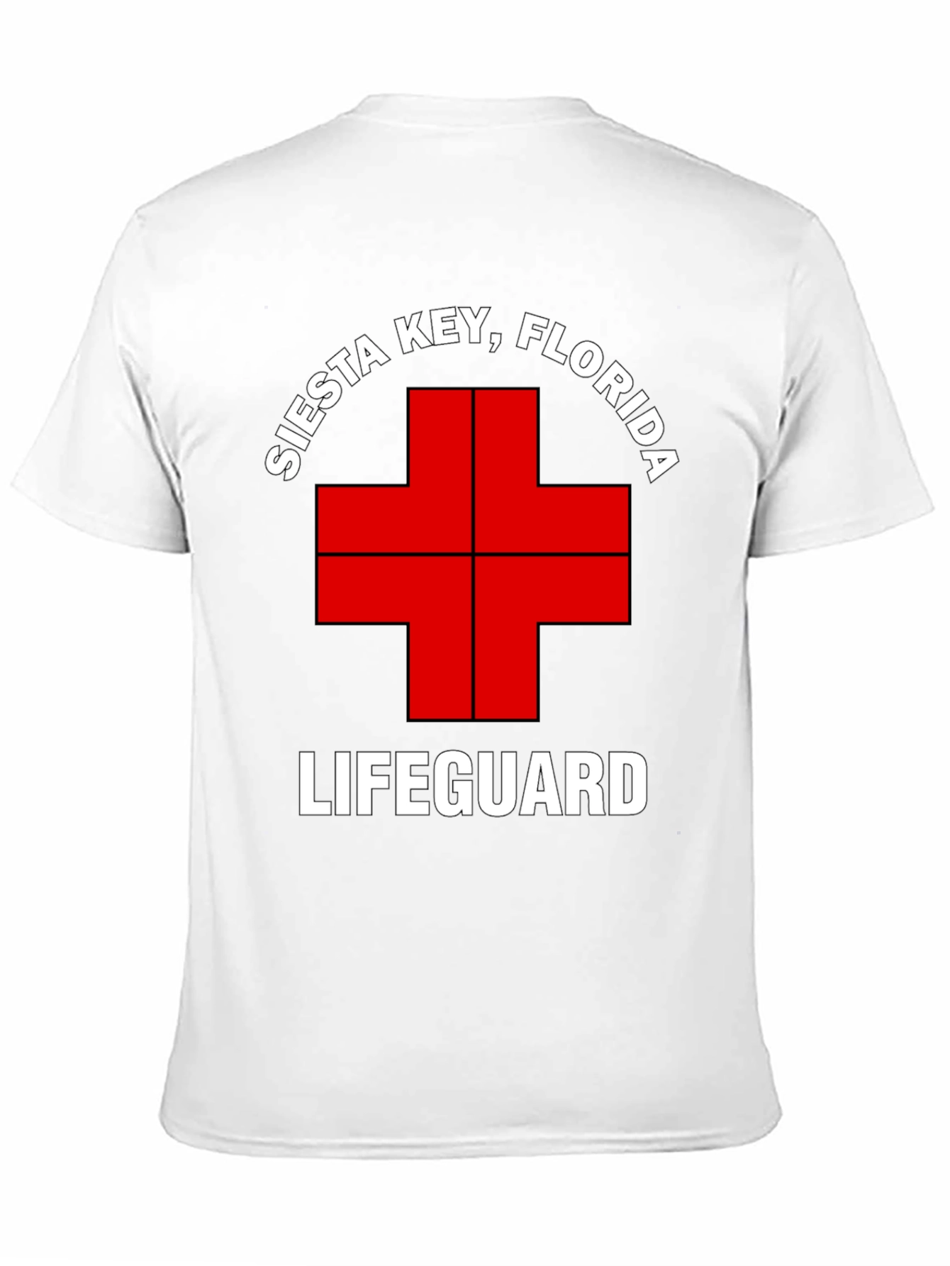 Siesta Key Lifeguard T-Shirt - Florida Beach Tee