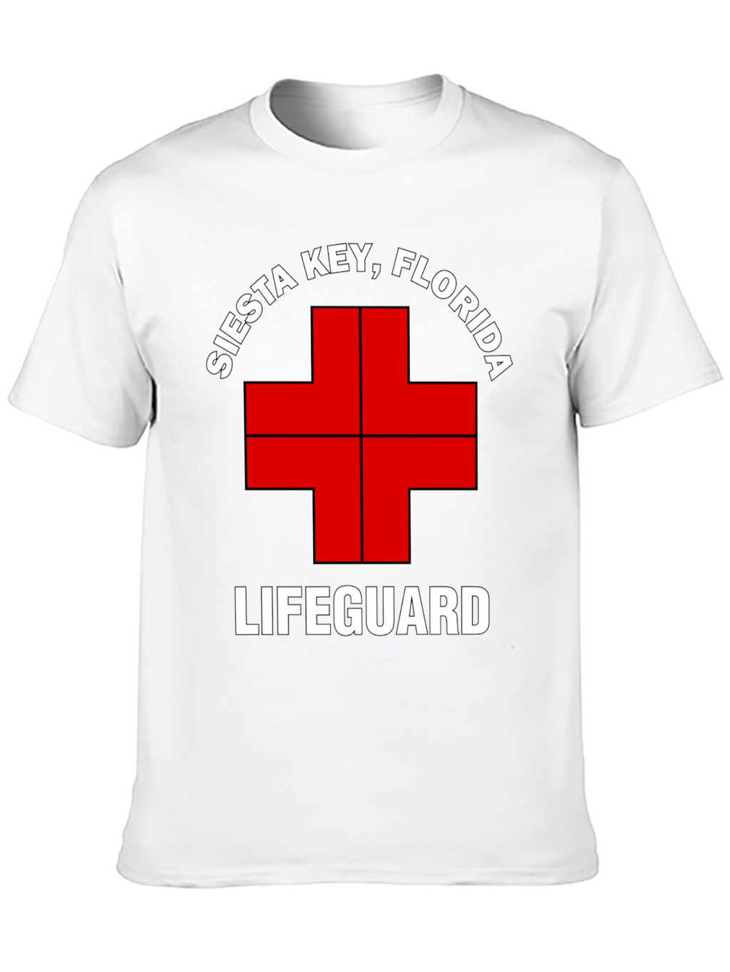 Siesta Key Lifeguard T-Shirt - Florida Beach Tee