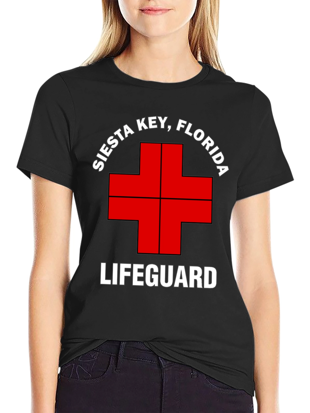 Siesta Key Lifeguard T-Shirt - Florida Beach Tee