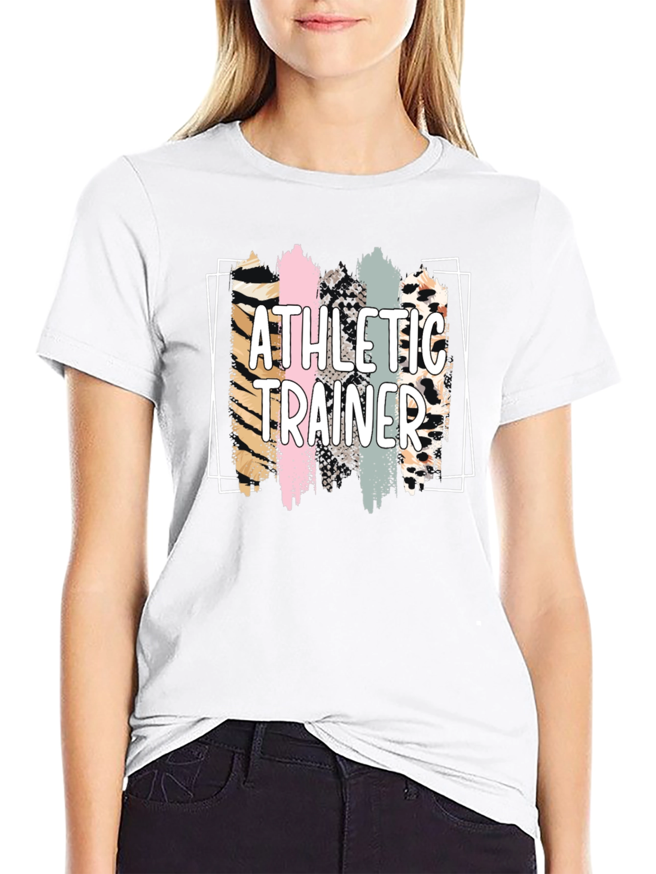 Athletic Trainer Leopard Print T-Shirt