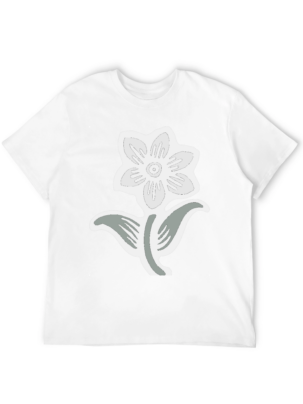 Black Flower Graphic Tee