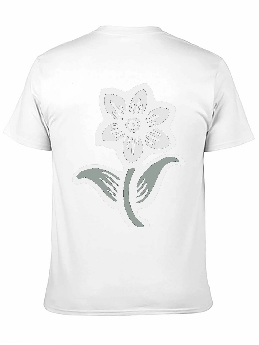 Black Flower Graphic Tee