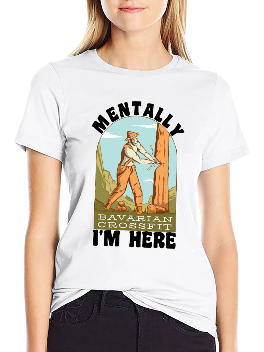 Bavarian Crossfit T-Shirt - Lumberjack Design