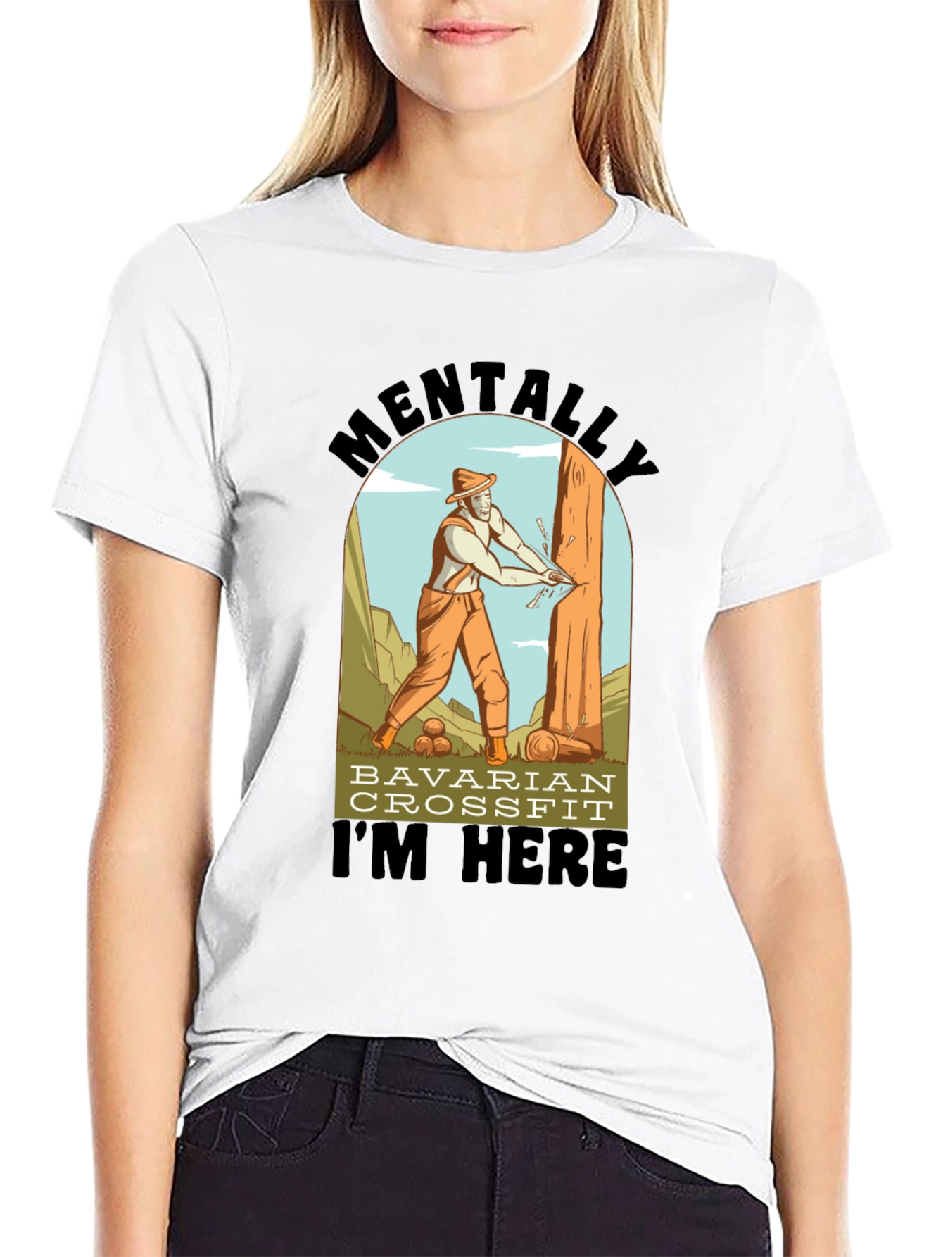 Bavarian Crossfit T-Shirt - Lumberjack Design