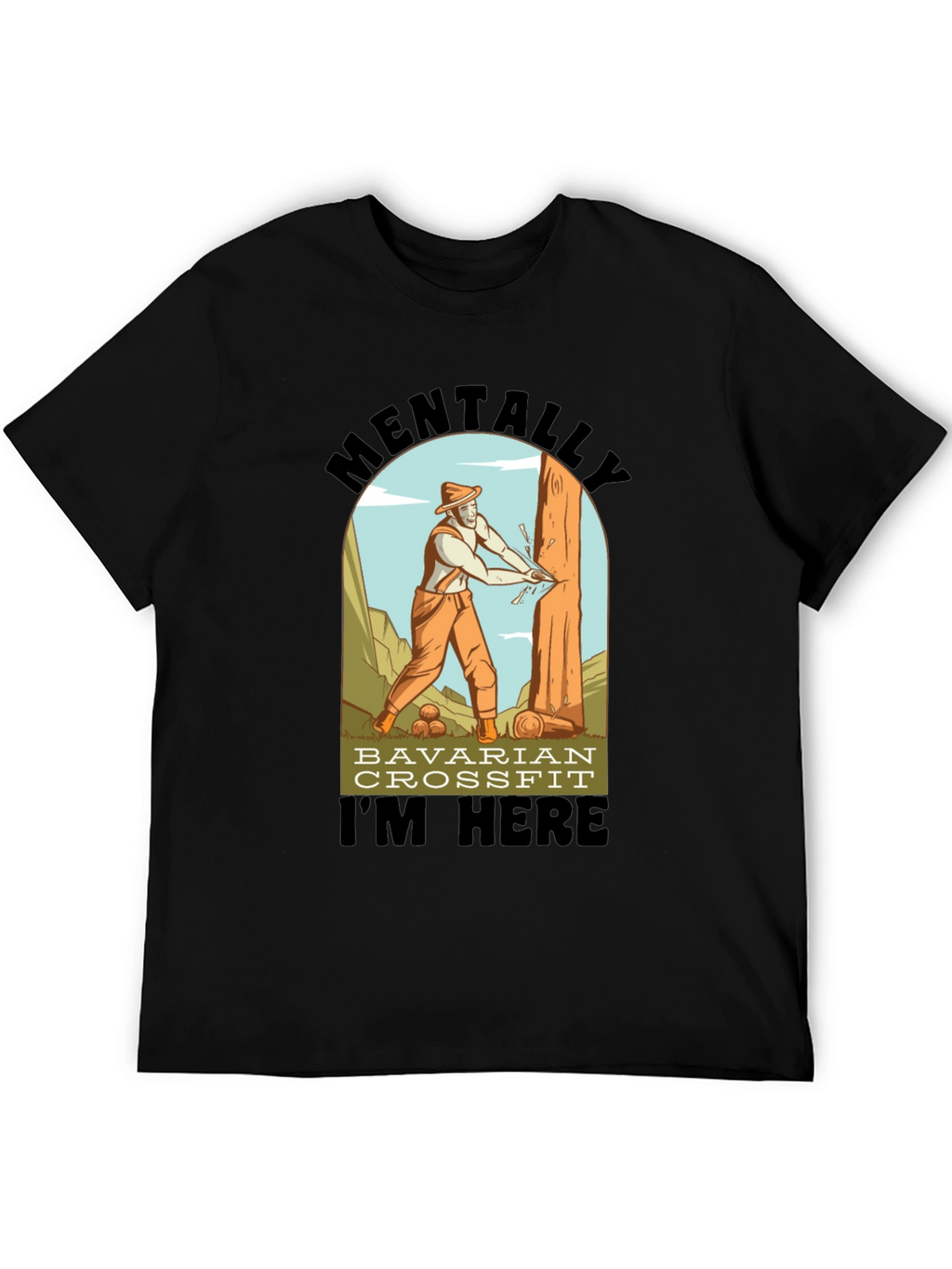 Bavarian Crossfit T-Shirt - Lumberjack Design