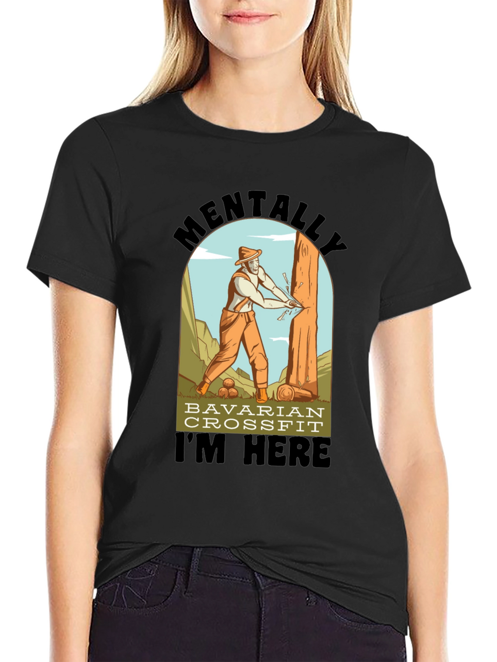 Bavarian Crossfit T-Shirt - Lumberjack Design
