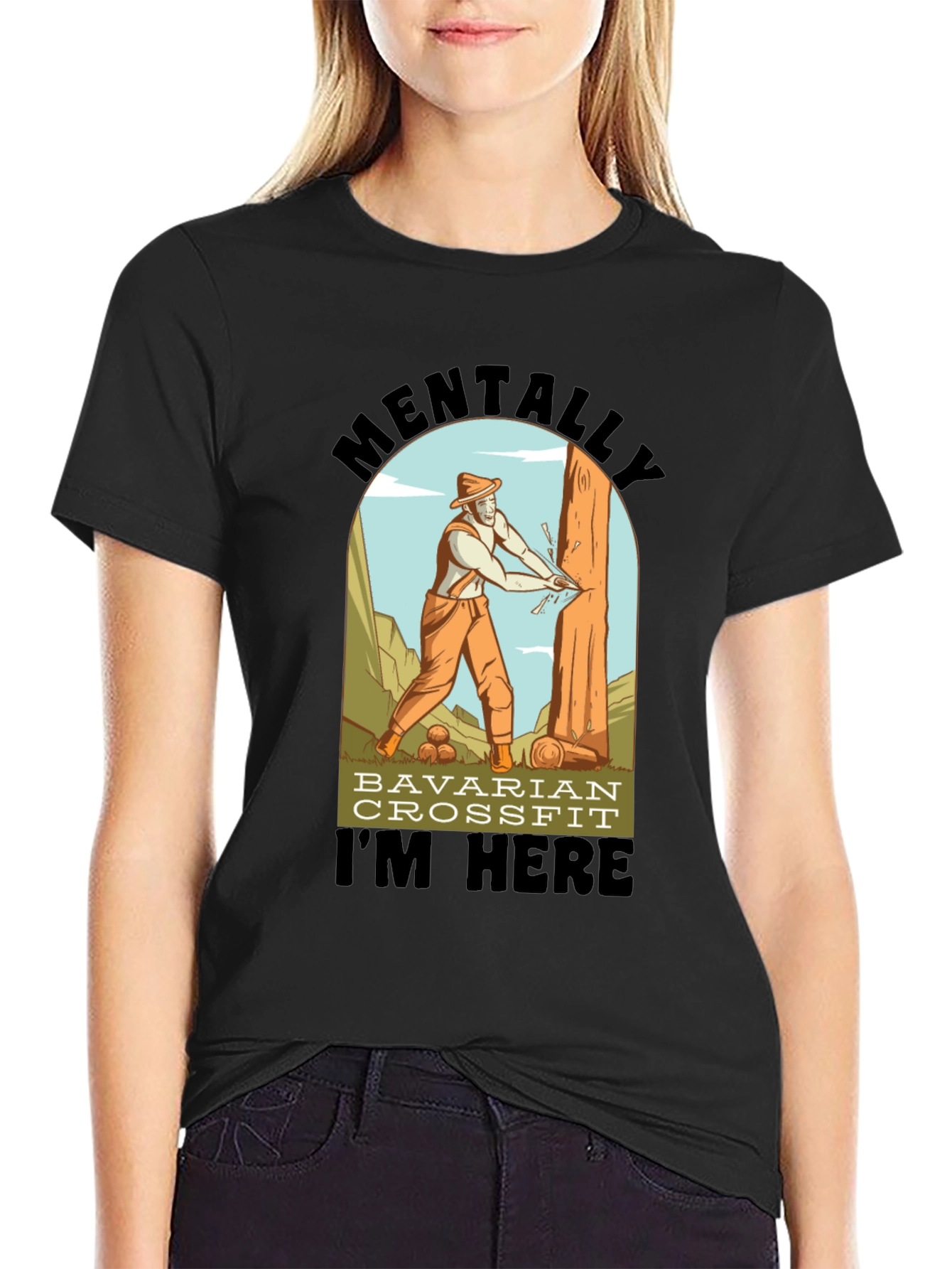 Bavarian Crossfit T-Shirt - Lumberjack Design