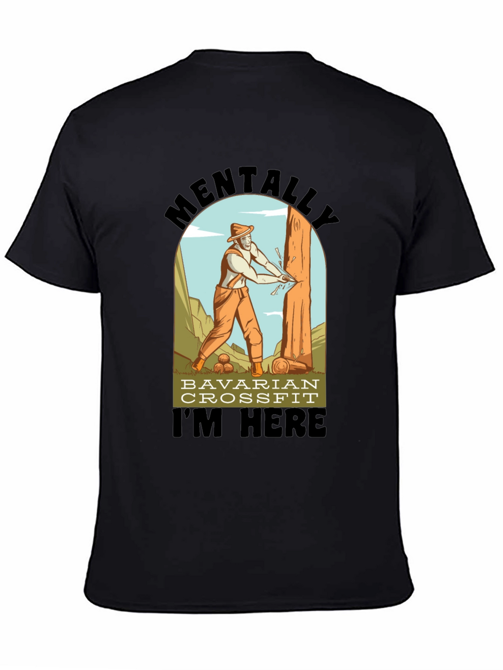 Bavarian Crossfit T-Shirt - Lumberjack Design