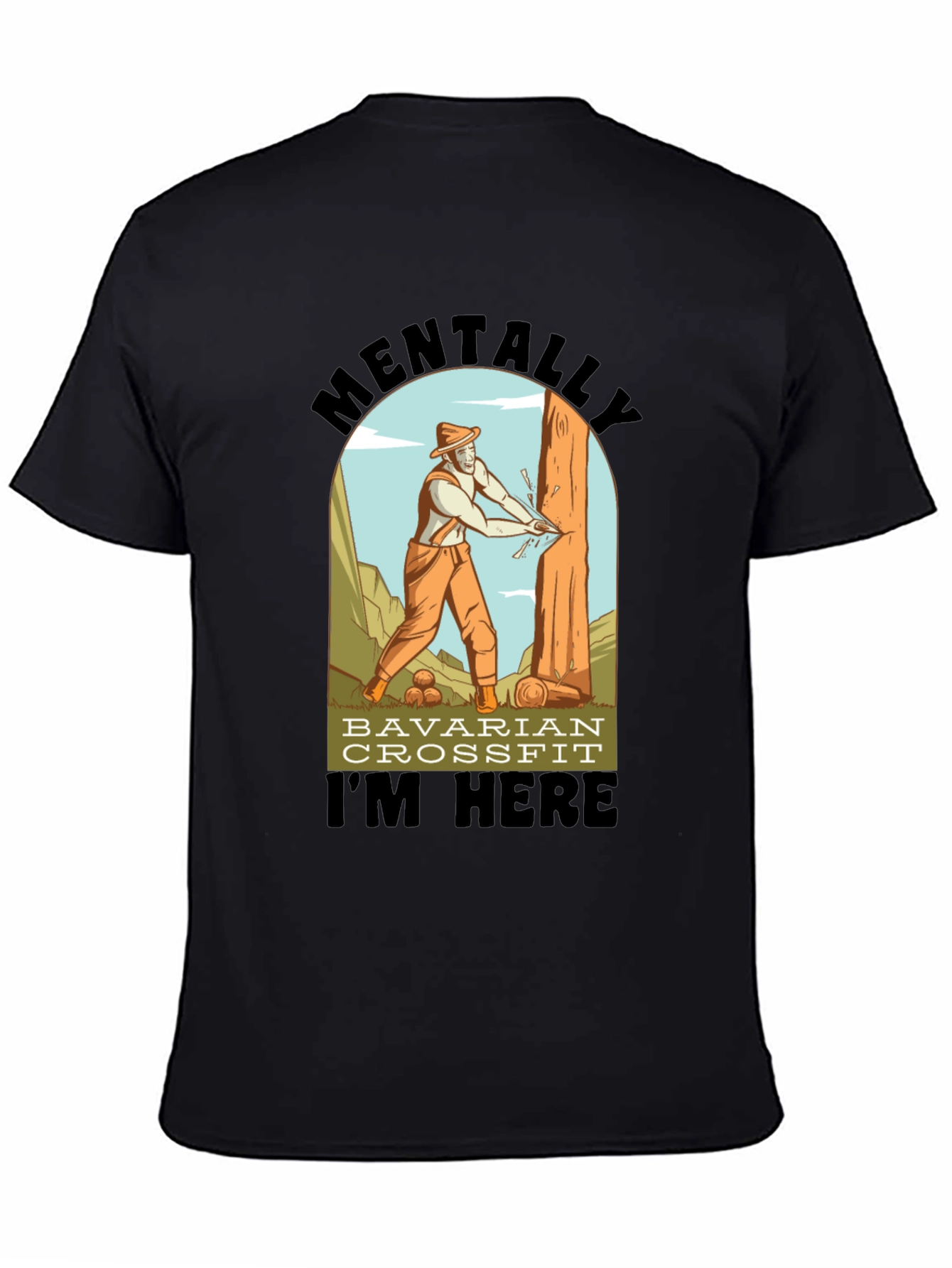 Bavarian Crossfit T-Shirt - Lumberjack Design