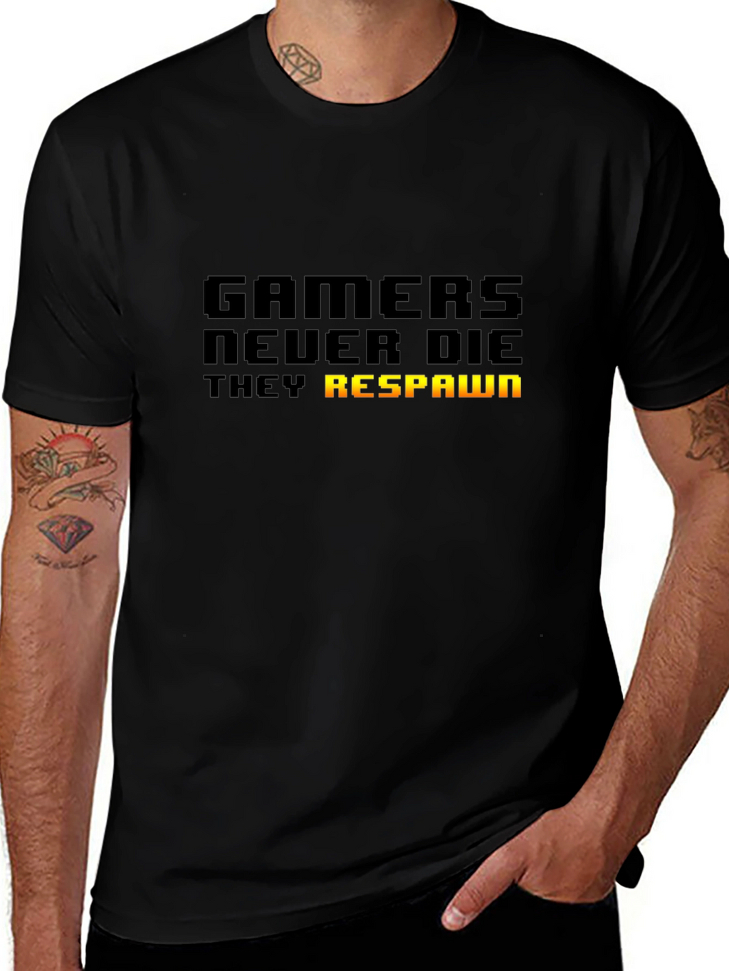 Gamers Never Die T-Shirt - They Respawn