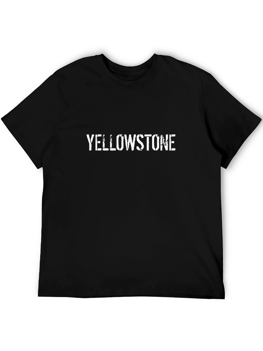 Yellowstone Graphic T-Shirt - Black Cotton Blend
