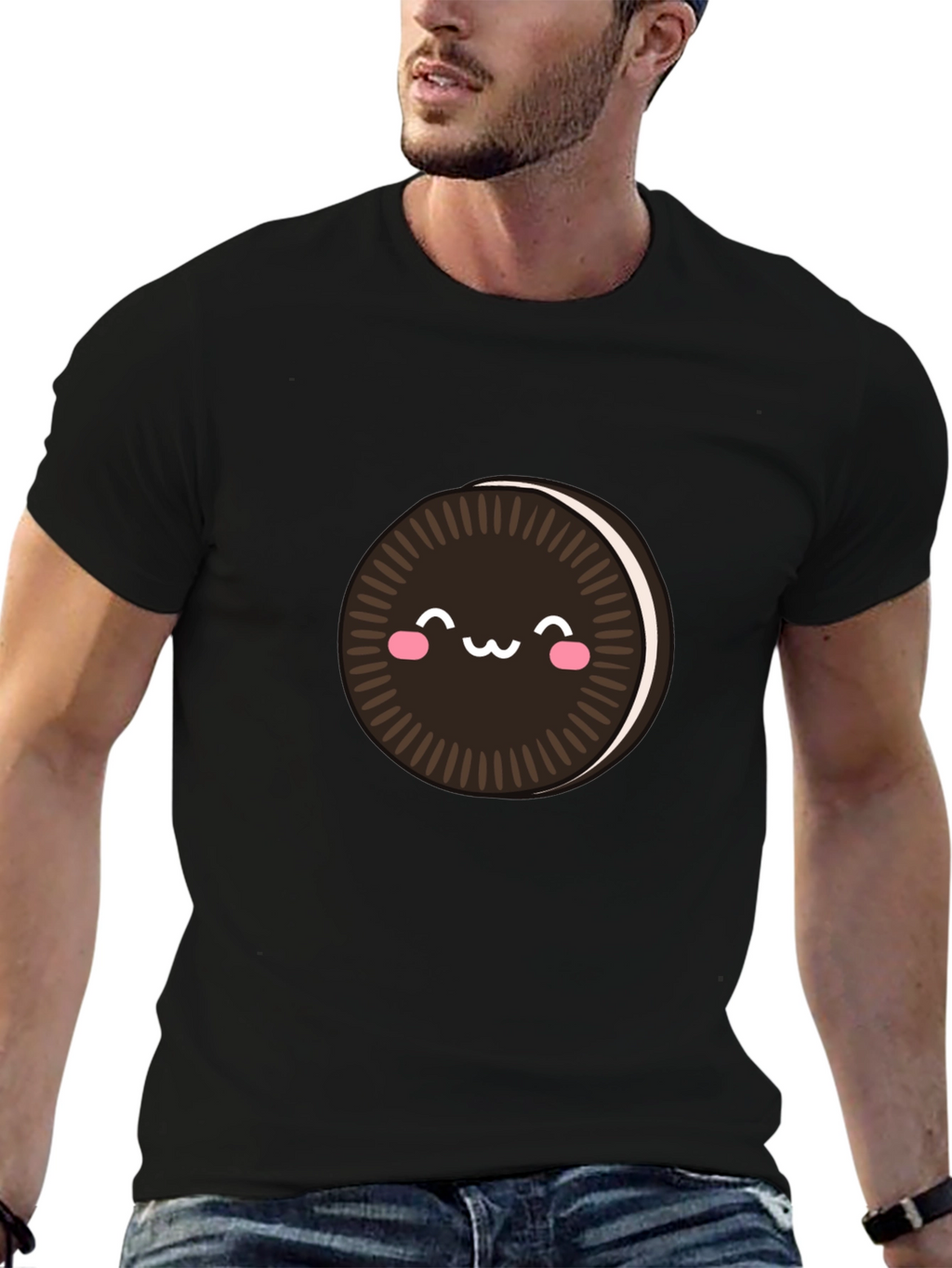 Kawaii Oreo Cookie T-Shirt - Cute Foodie Tee