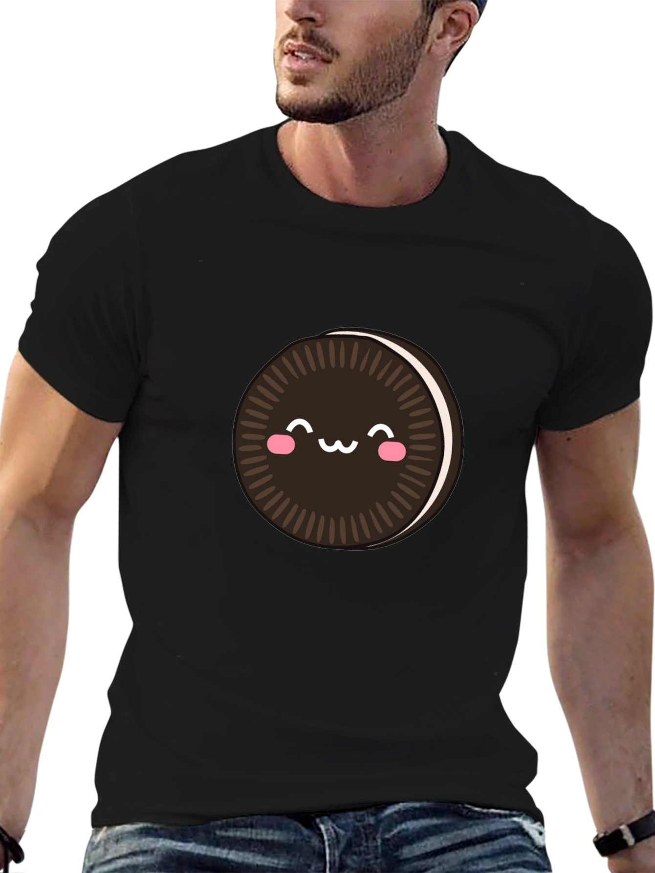 Kawaii Oreo Cookie T-Shirt - Cute Foodie Tee