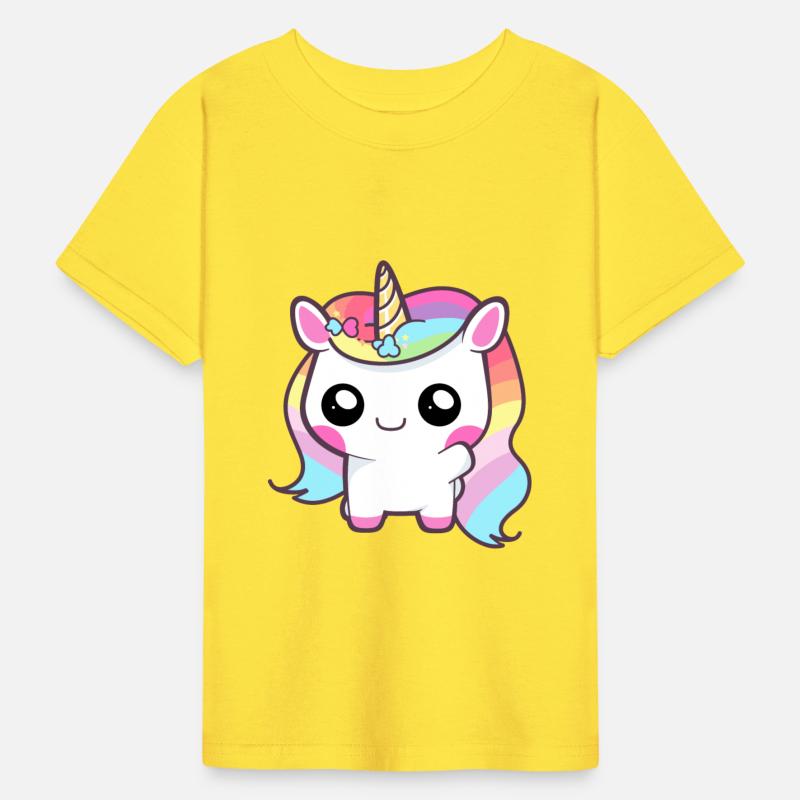 Baby Unicorn with rainbow mane