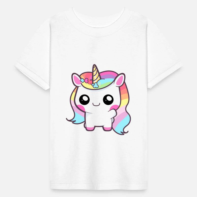 Baby Unicorn with rainbow mane