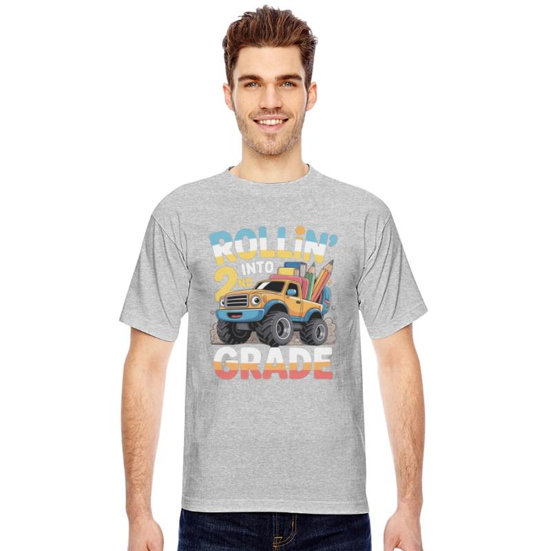 Back To School Rolling Into 2nd Grade Truck