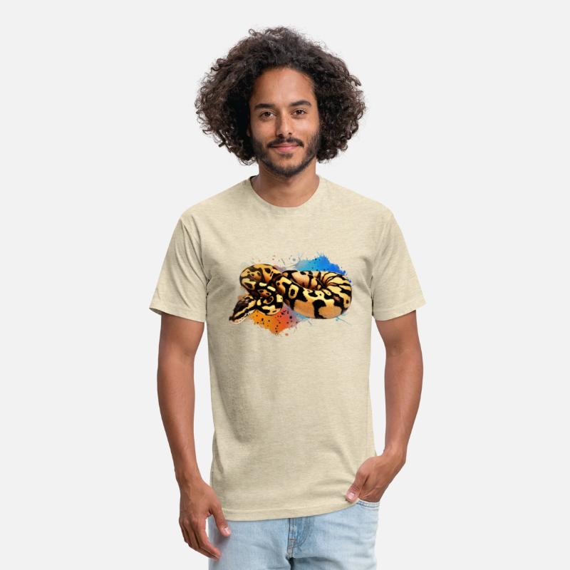 Ball Python Watercolor Reptile Keeper Paint Splash