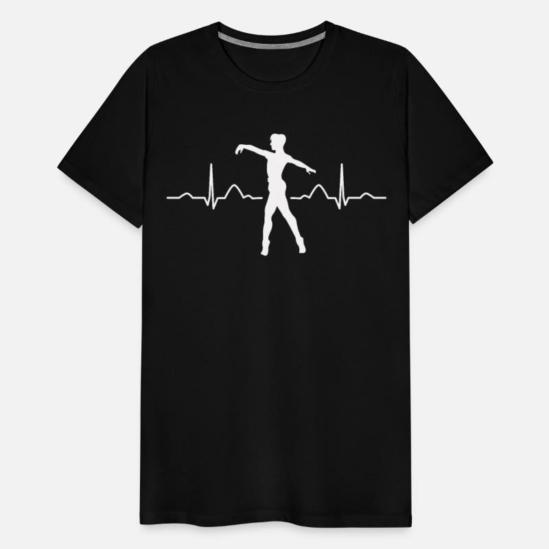 Ballet Dancer Heartbeat EKG Ballerina