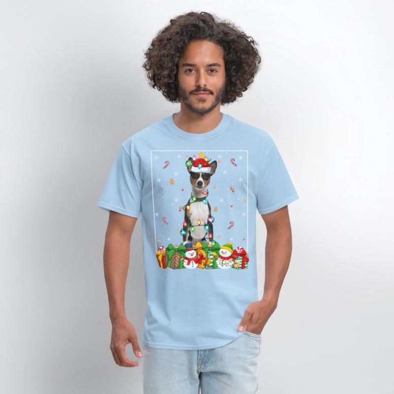 Basenji Dog Christmas Lights