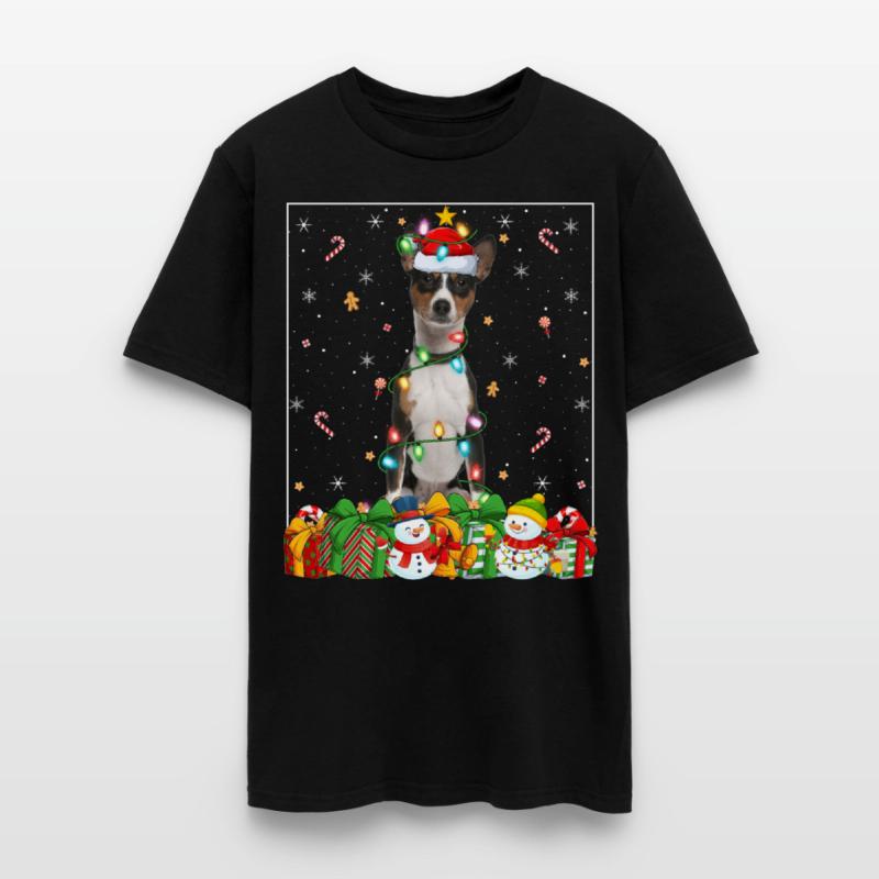 Basenji Dog Christmas Lights