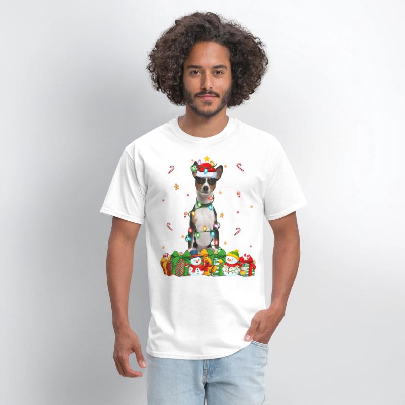 Basenji Dog Christmas Lights