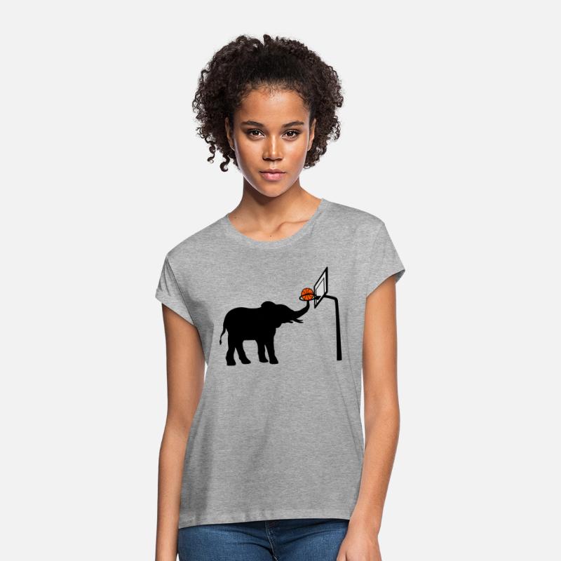 basketball playing elephant silhouette