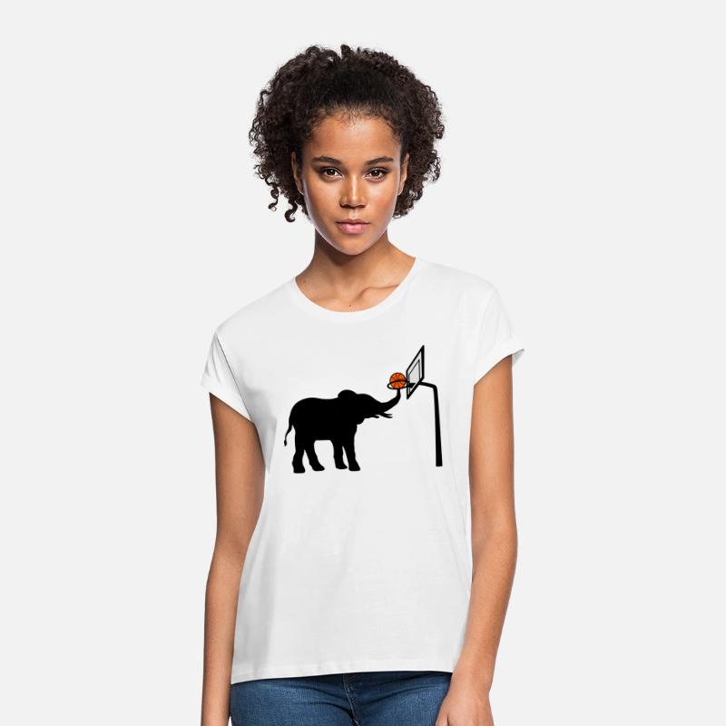 basketball playing elephant silhouette