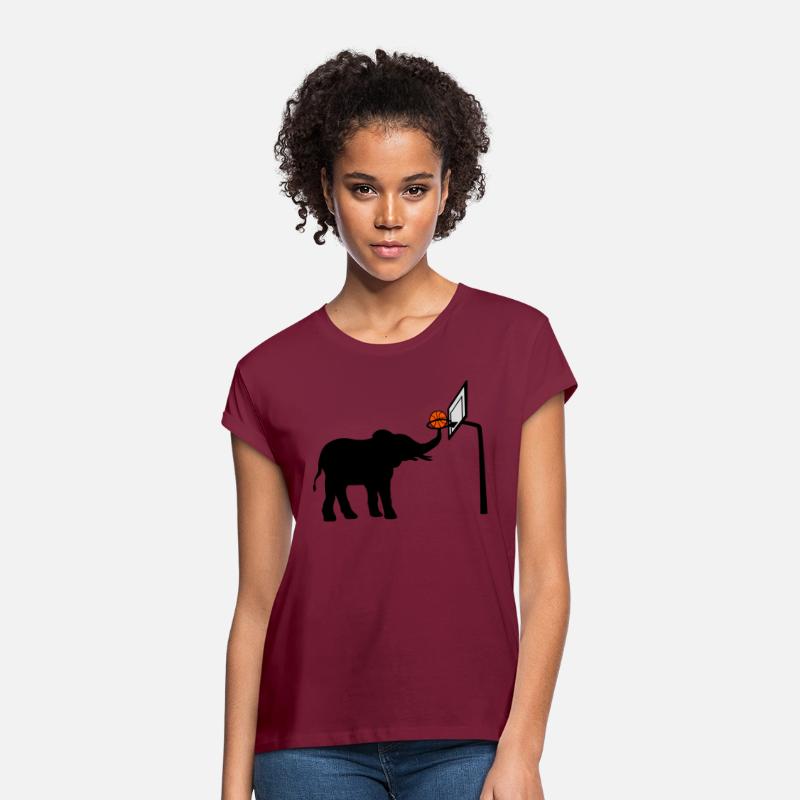 basketball playing elephant silhouette