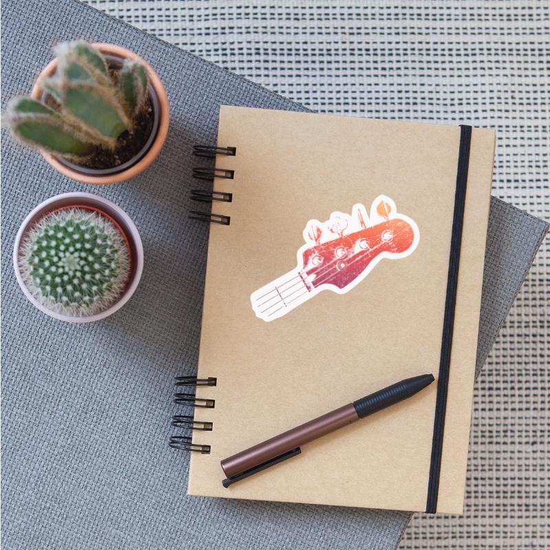 Bass Guitar Headstock For Bassist And Bass Player