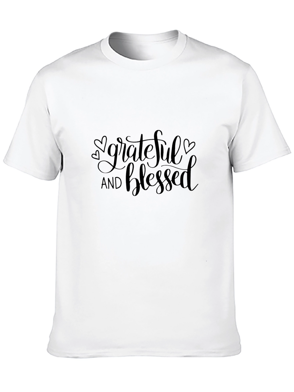 Grateful & Blessed Black T-Shirt