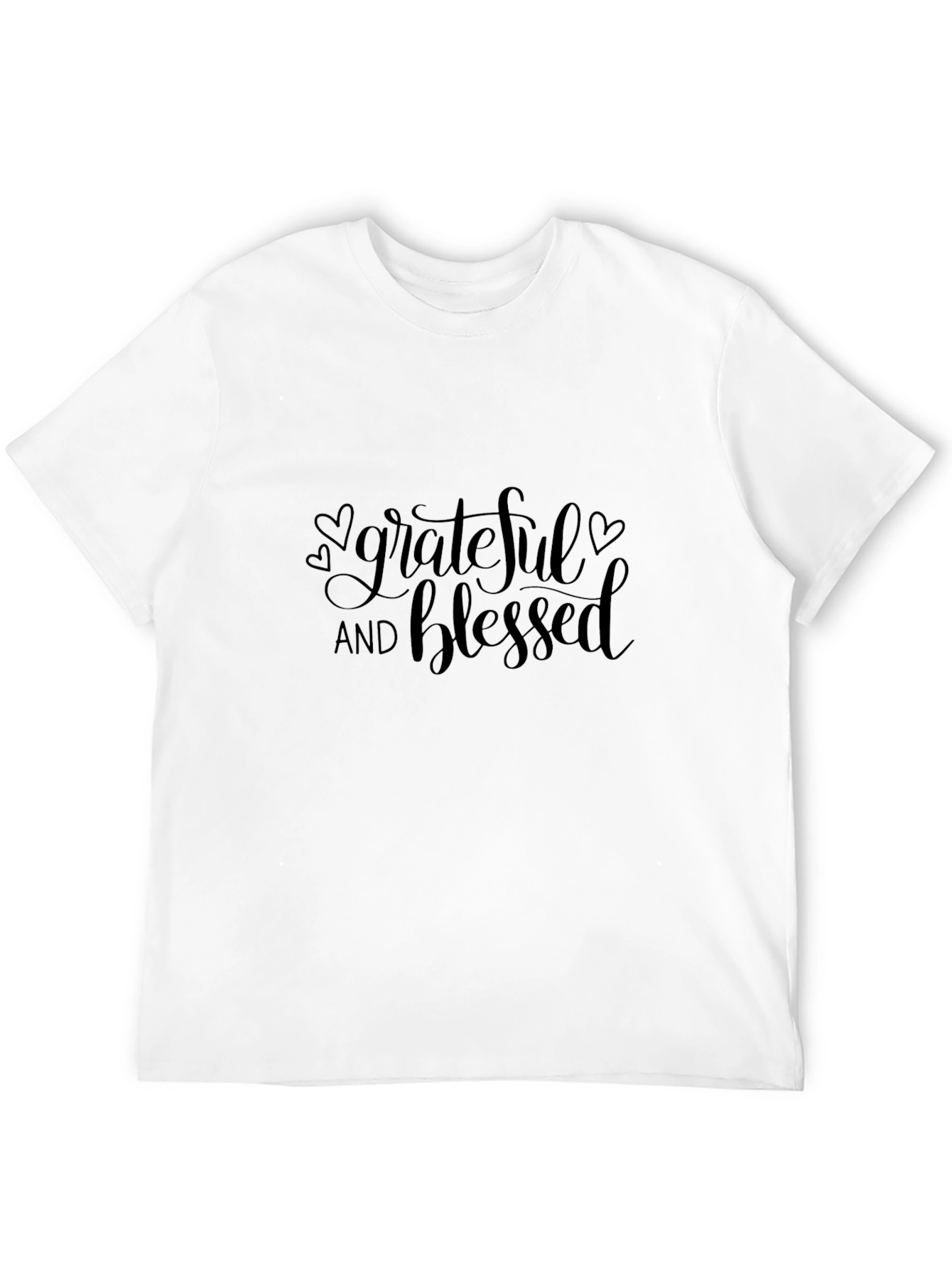 Grateful & Blessed Black T-Shirt