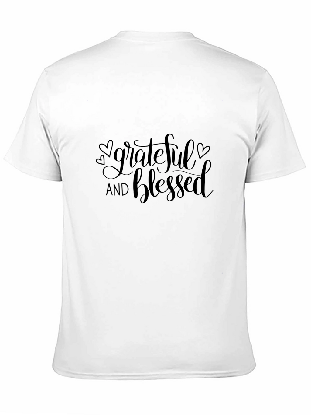 Grateful & Blessed Black T-Shirt