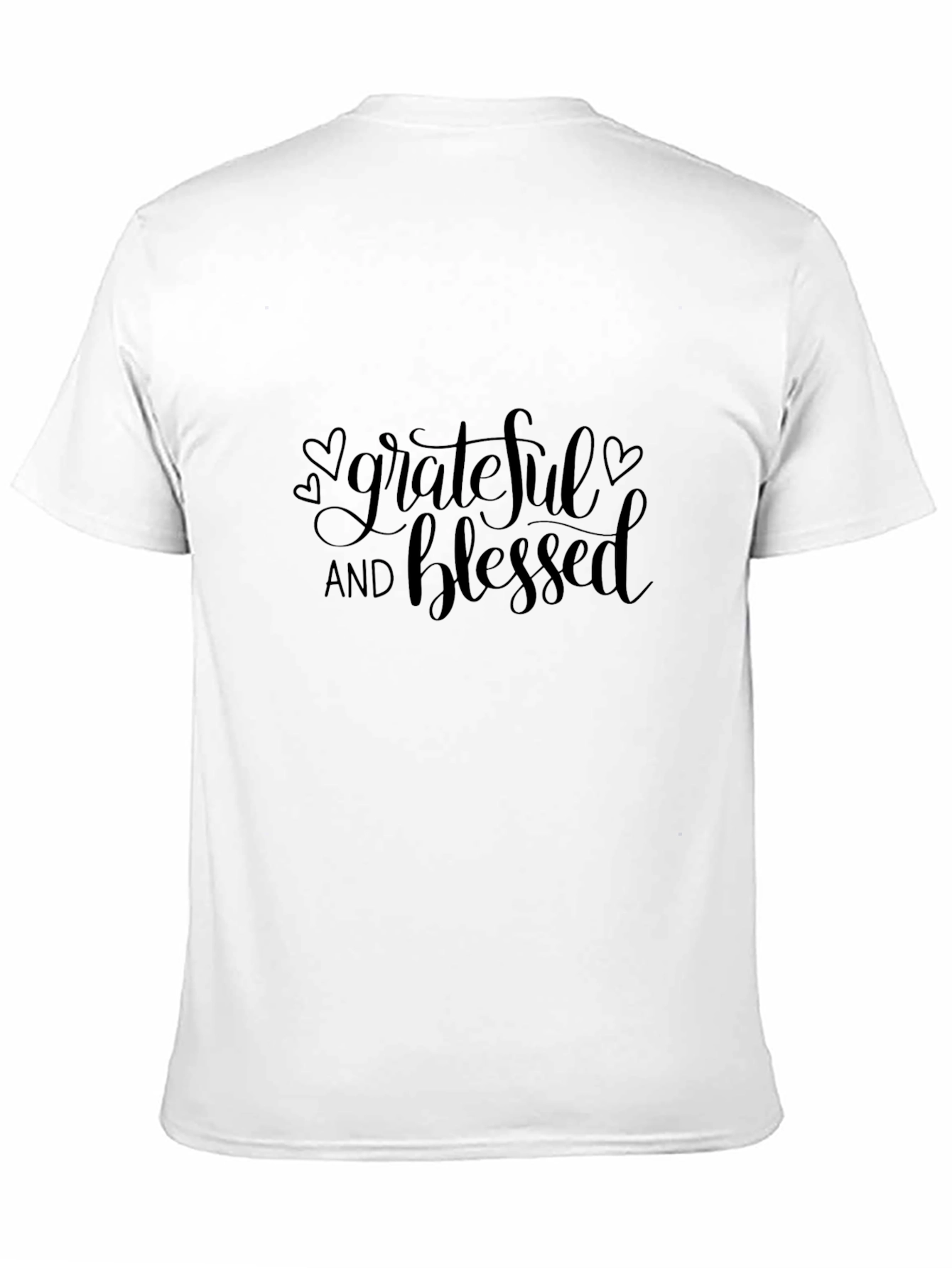 Grateful & Blessed Black T-Shirt