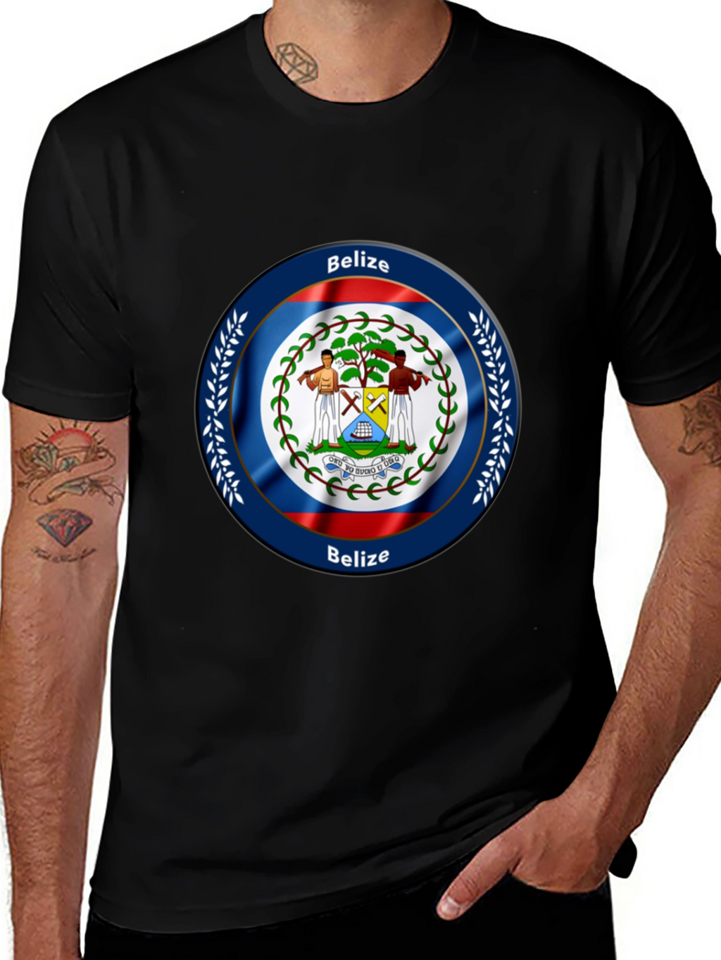 Belize Flag T-Shirt - Graphic Print